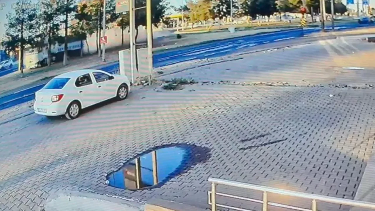 Freni boşalan tır dehşet saçtı! İşte o görüntüler