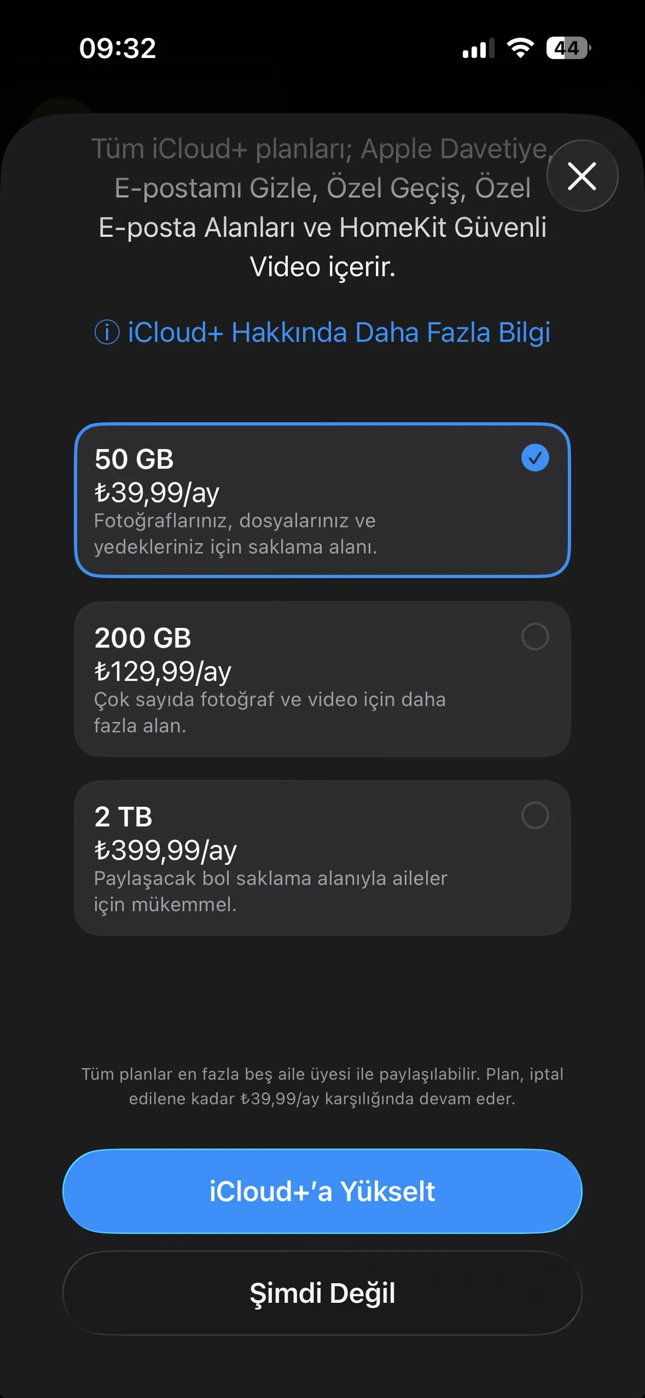 iCloud Türkiye abonelik fiyatları arttı! Apple'dan büyük zam