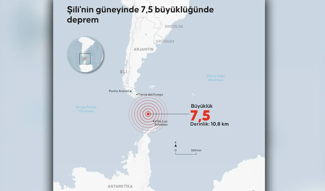 Şili'de şiddetli deprem! Tsunami alarmı verildi