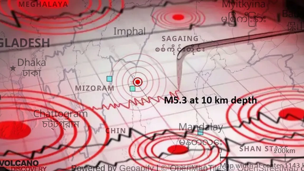 Şili'nin ardından Myanmar-Hindistan sınırında şiddetli deprem! Dünya sallanıyor