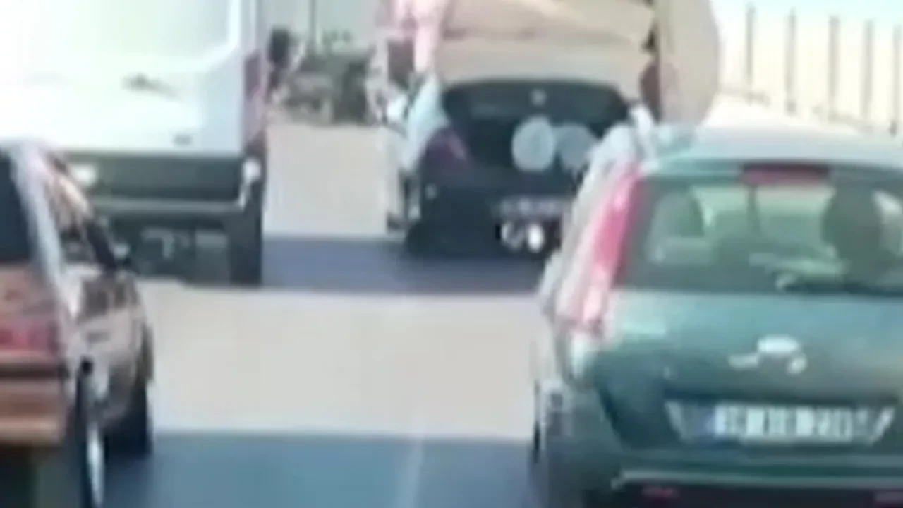 Sosyal medyada paylaşılan yük taşıma ihlali polise yakalattı