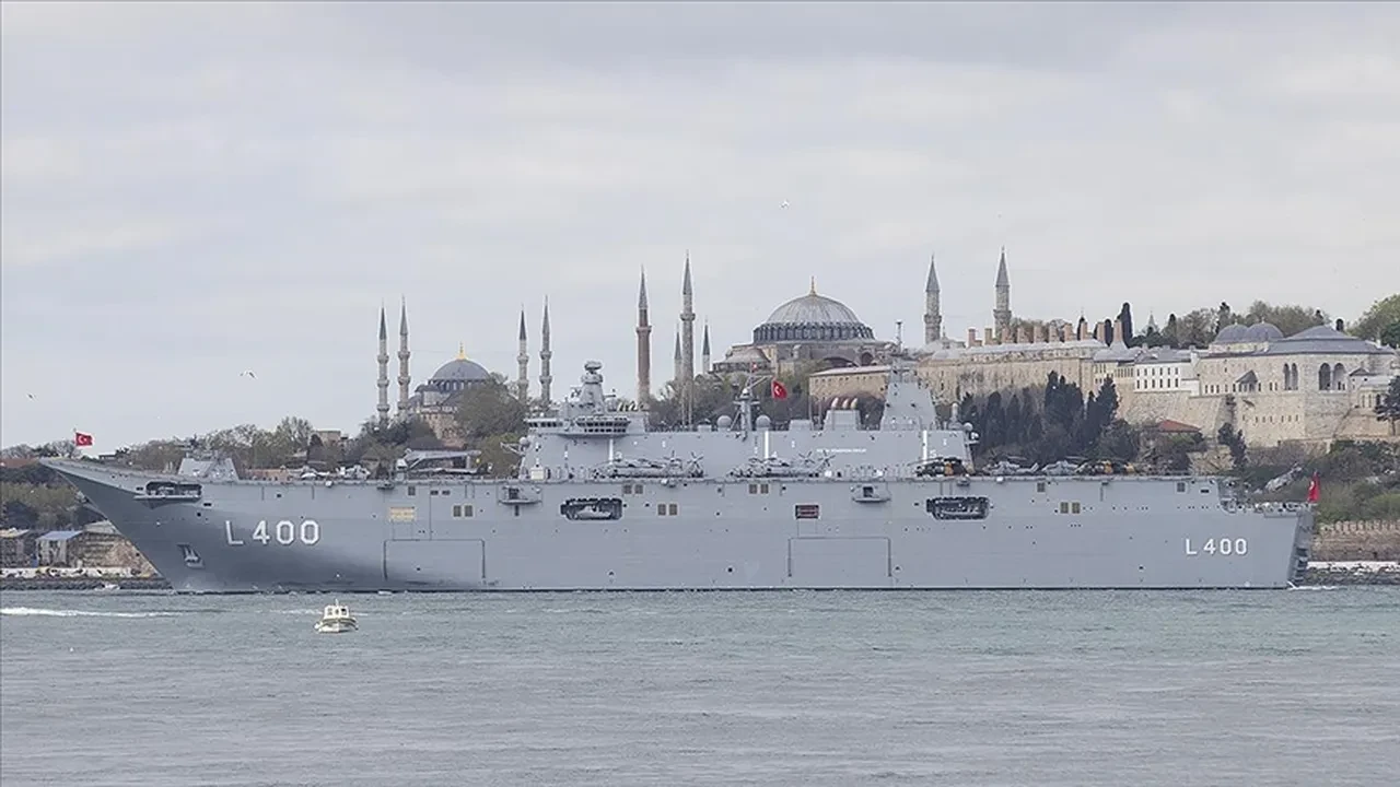 Boğazdan gemi geçişi ne zaman, saat kaçta, nereden izlenir? TCG Anadolu, Savarona ve 7 gemi İstanbul Boğazı'nı selamlayacak