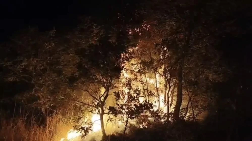 Balıkesir'de çöplükte başlayan yangın araziye sıçradı