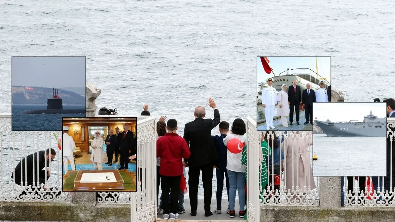 İstanbul Boğazı kırmızı beyaza bürünecek! Mavi Vatan geçidini Cumhurbaşkanı Erdoğan selamlayacak