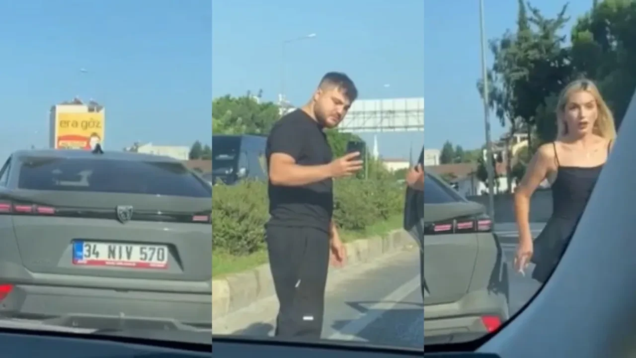 Maganda dehşeti hız kesmiyor! Eşkıya gibi aracın önünü kesip, sürücüye saldırdı