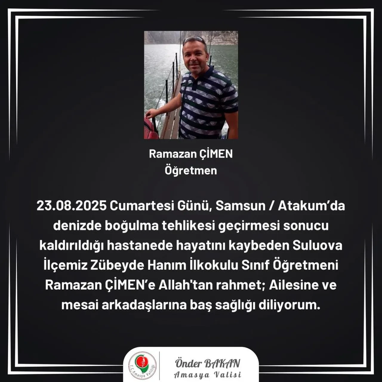 Öğretmenin denize girişi sonu oldu! Hastanede hayatını kaybetti