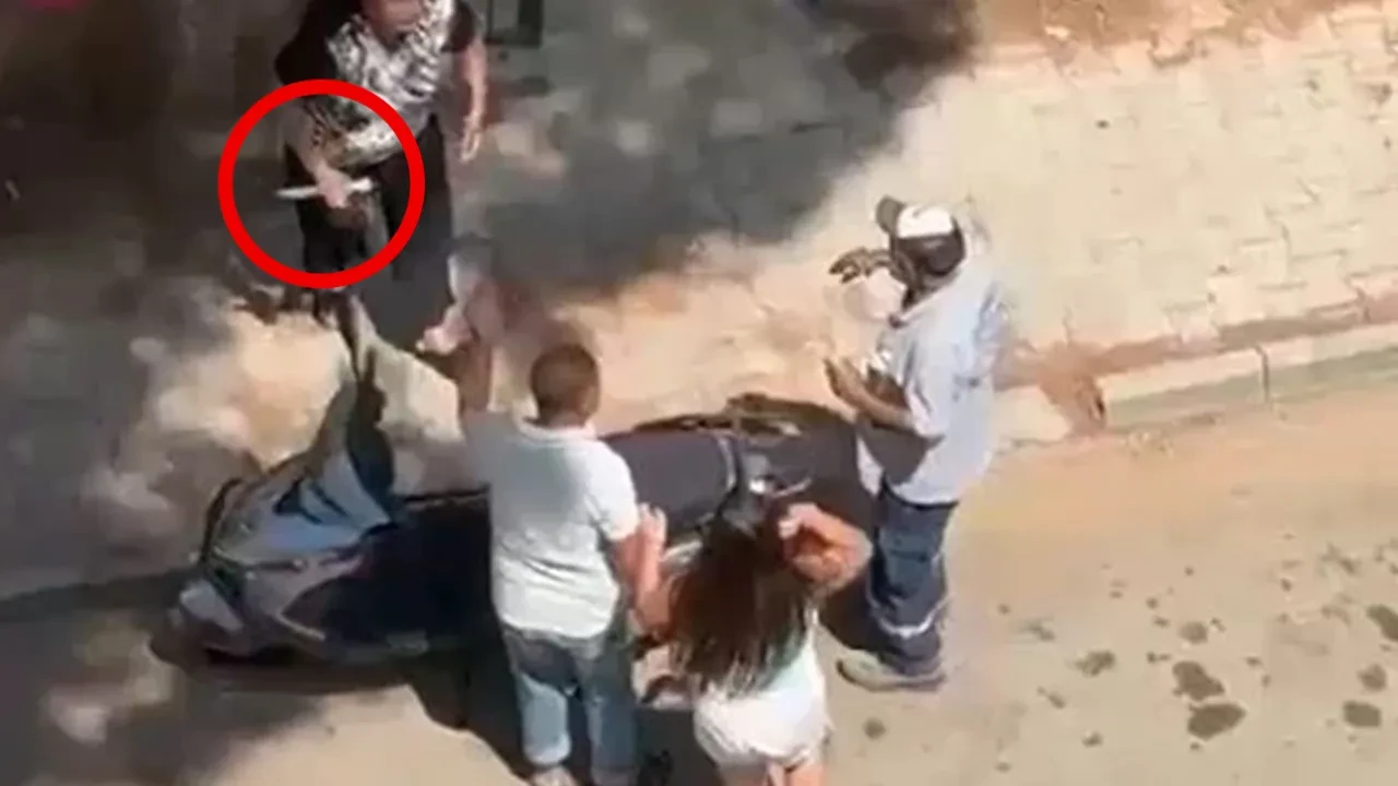 Annesi tarafından bıçakla kovalanmıştı! Çektiği videoda gözyaşlarına boğuldu