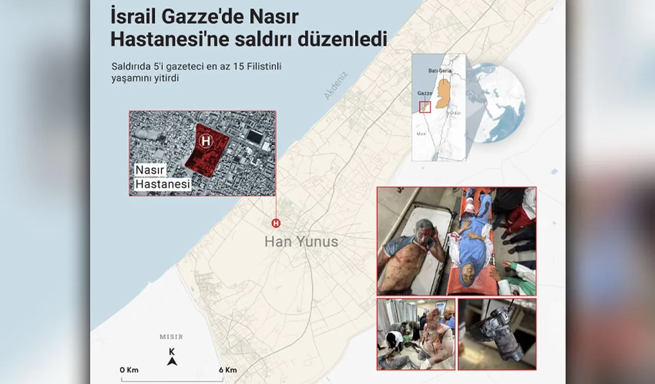 İsrail Gazze'de Nasır Hastanesi'ni vurdu: Gazeteciler ve sağlık çalışanları öldürüldü