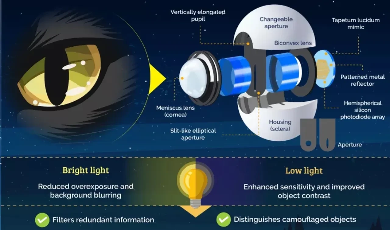 Kedilerin efsane göz özelliği, otonom dronlara ilham oldu