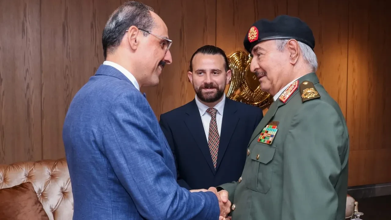 MİT Başkanı İbrahim Kalın, Hafter ile görüştü