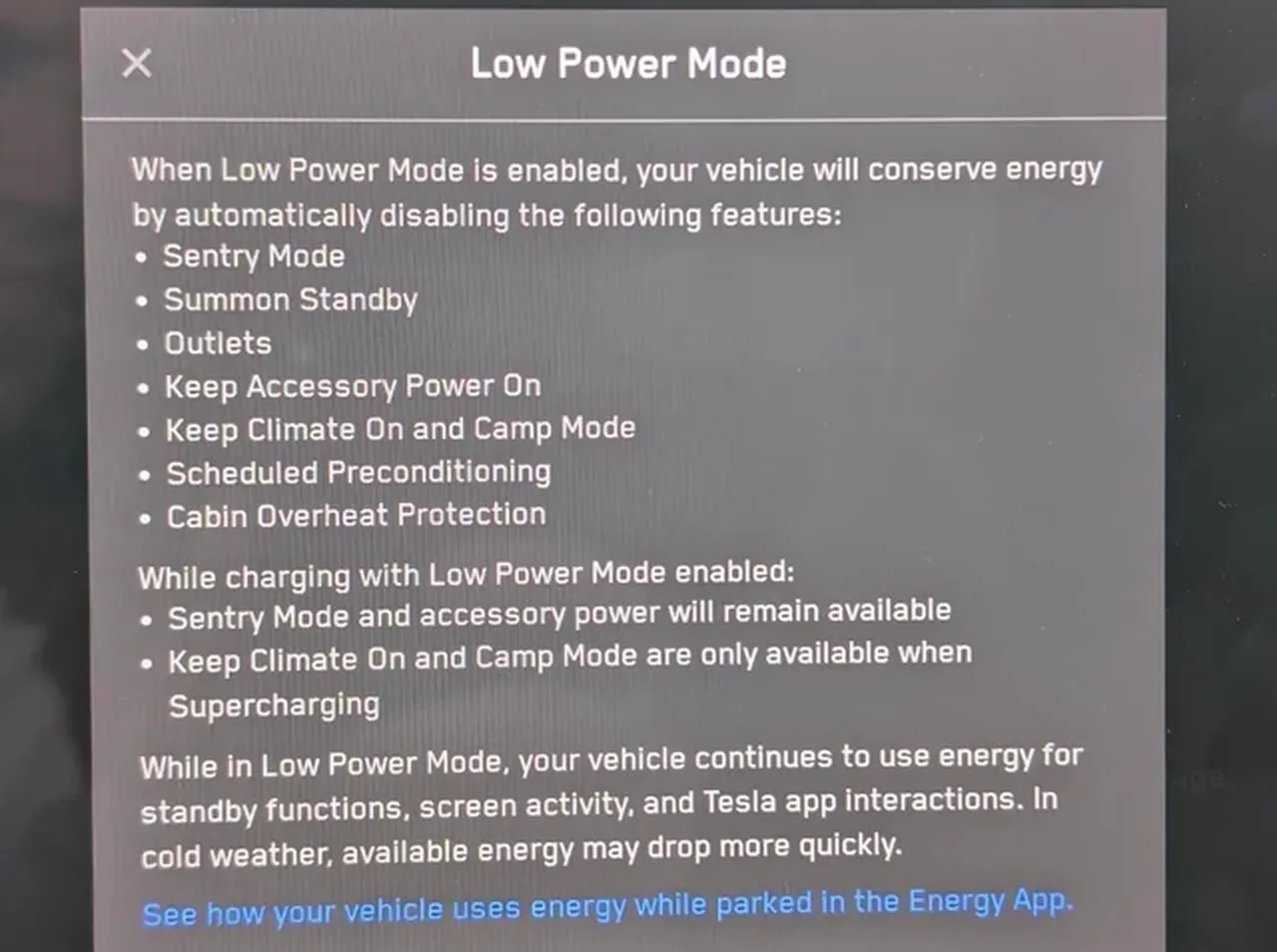 Tesla sahipleri dikkat: Düşük güç modu geliyor