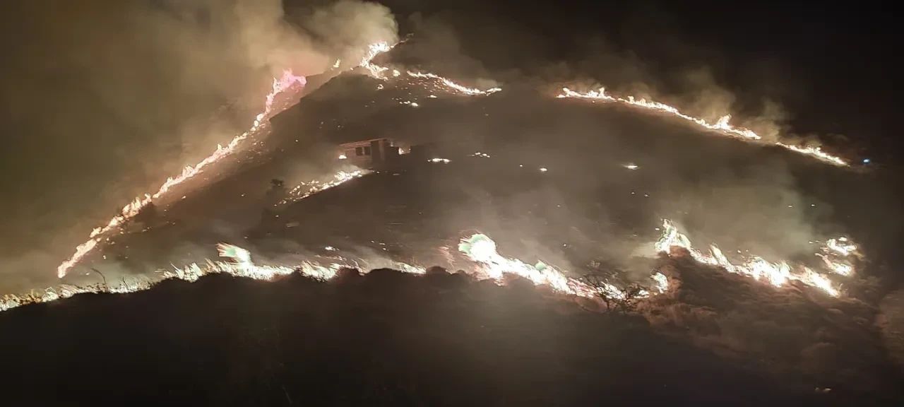 Turistik Marmara Adası'nda yangın başladı! Erdek ve Avşa Adası'ndan destek gönderildi