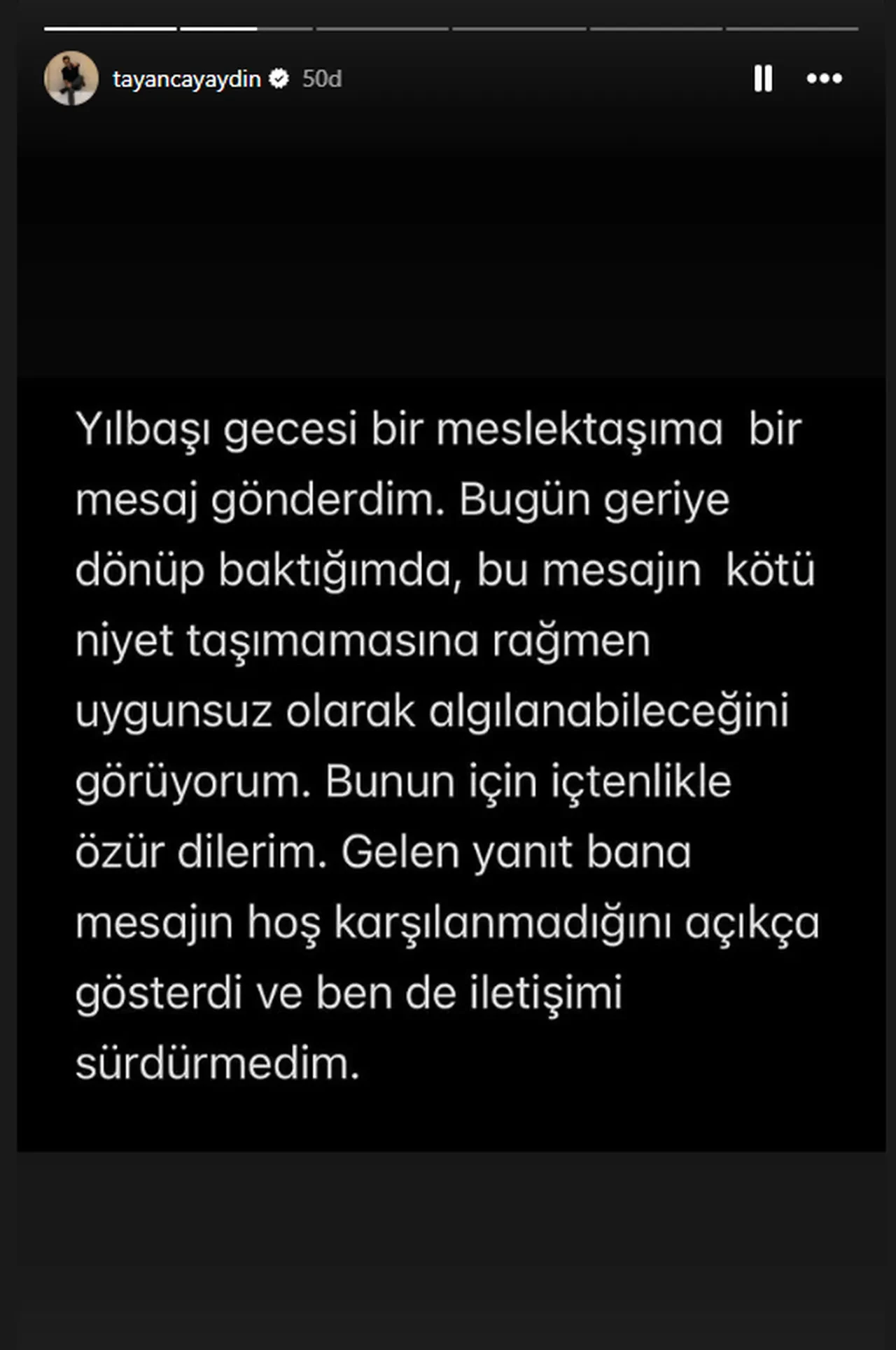 Tayanç Ayaydın sessizliğini bozdu! Taciz iddiasıyla anılıyordu 
