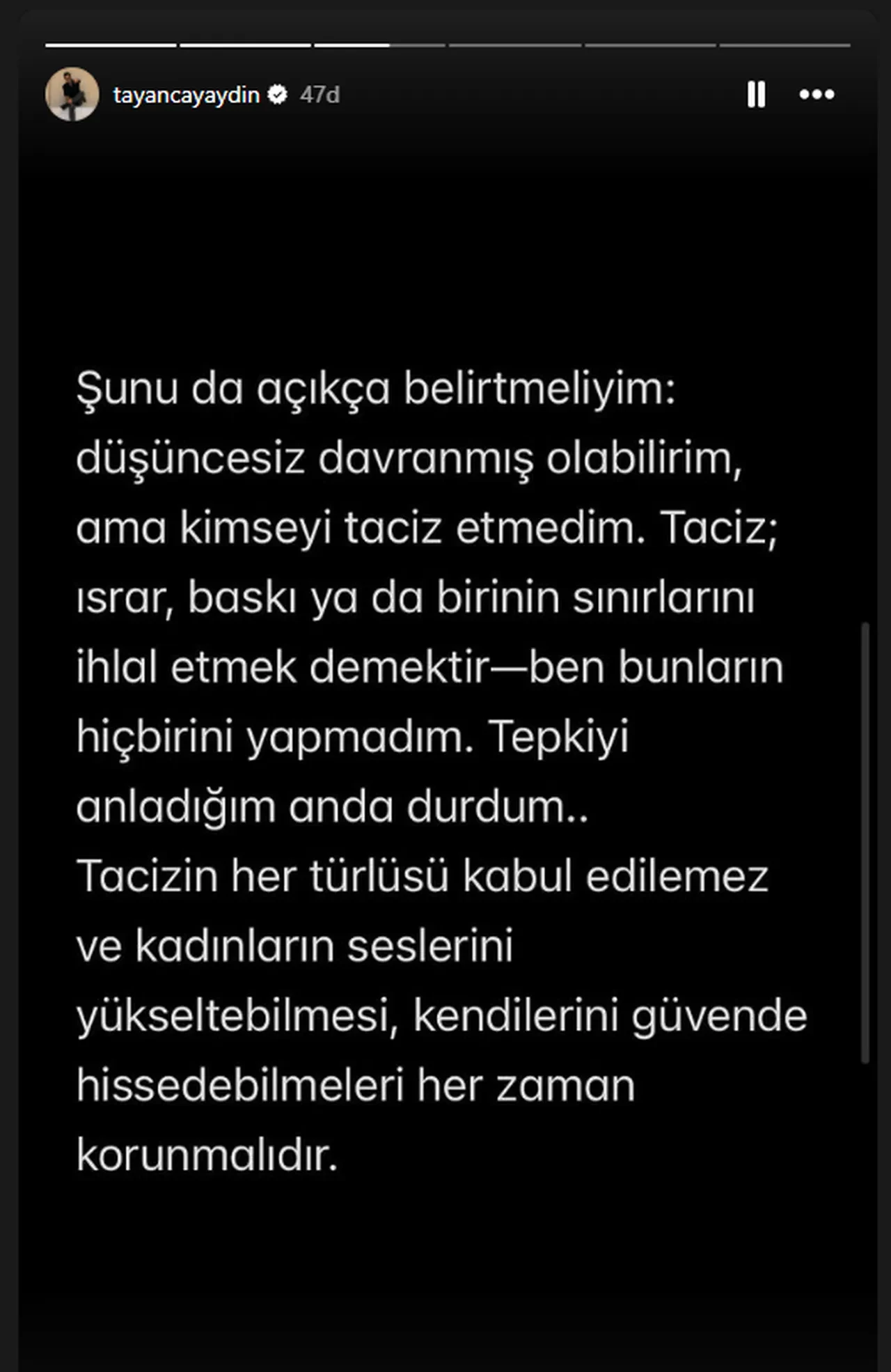 Tayanç Ayaydın sessizliğini bozdu! Taciz iddiasıyla anılıyordu 