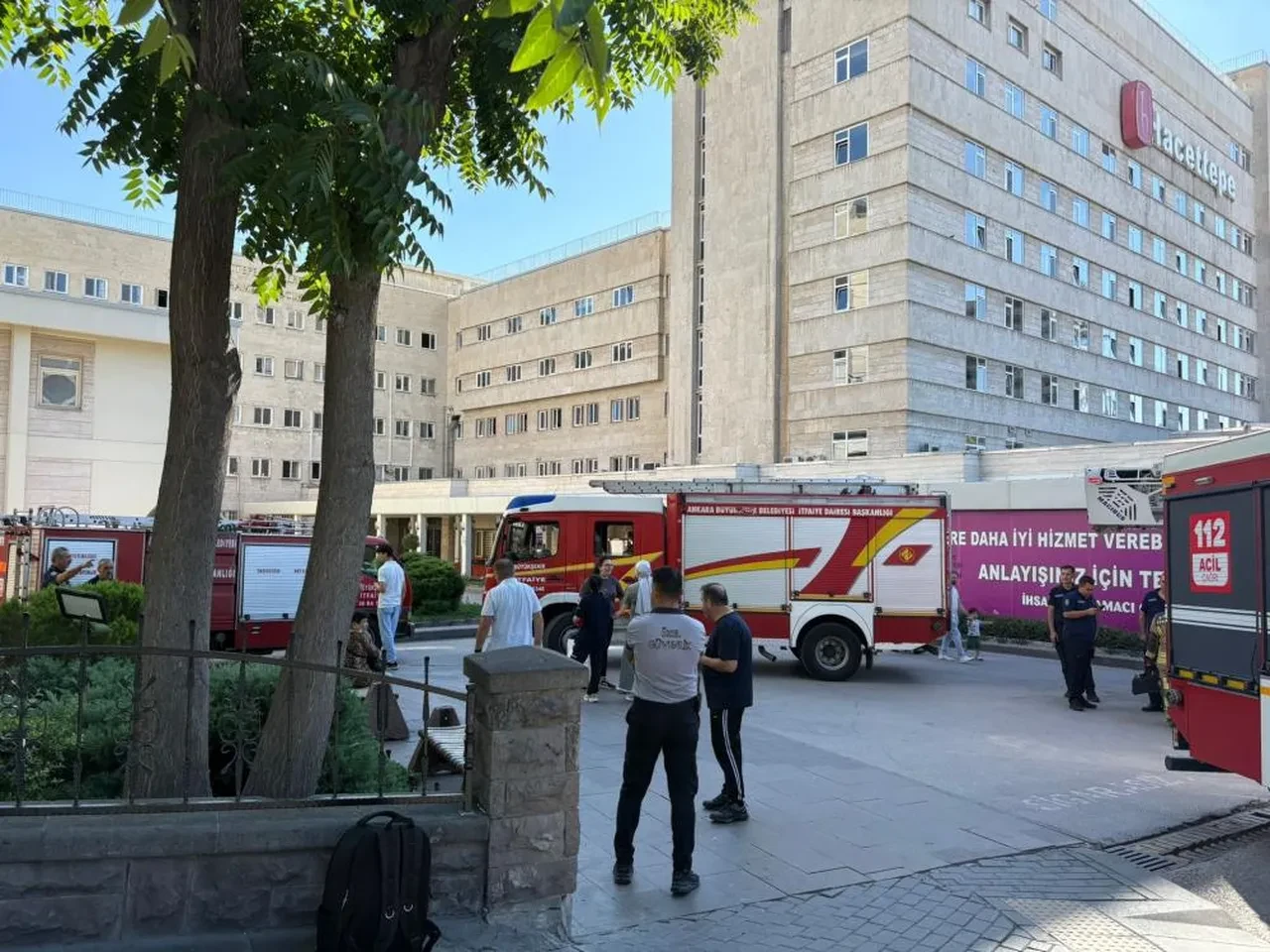 Hacettepe Üniversitesi Hastanesi'nde korkutan yangın: Tahliye edildiler!