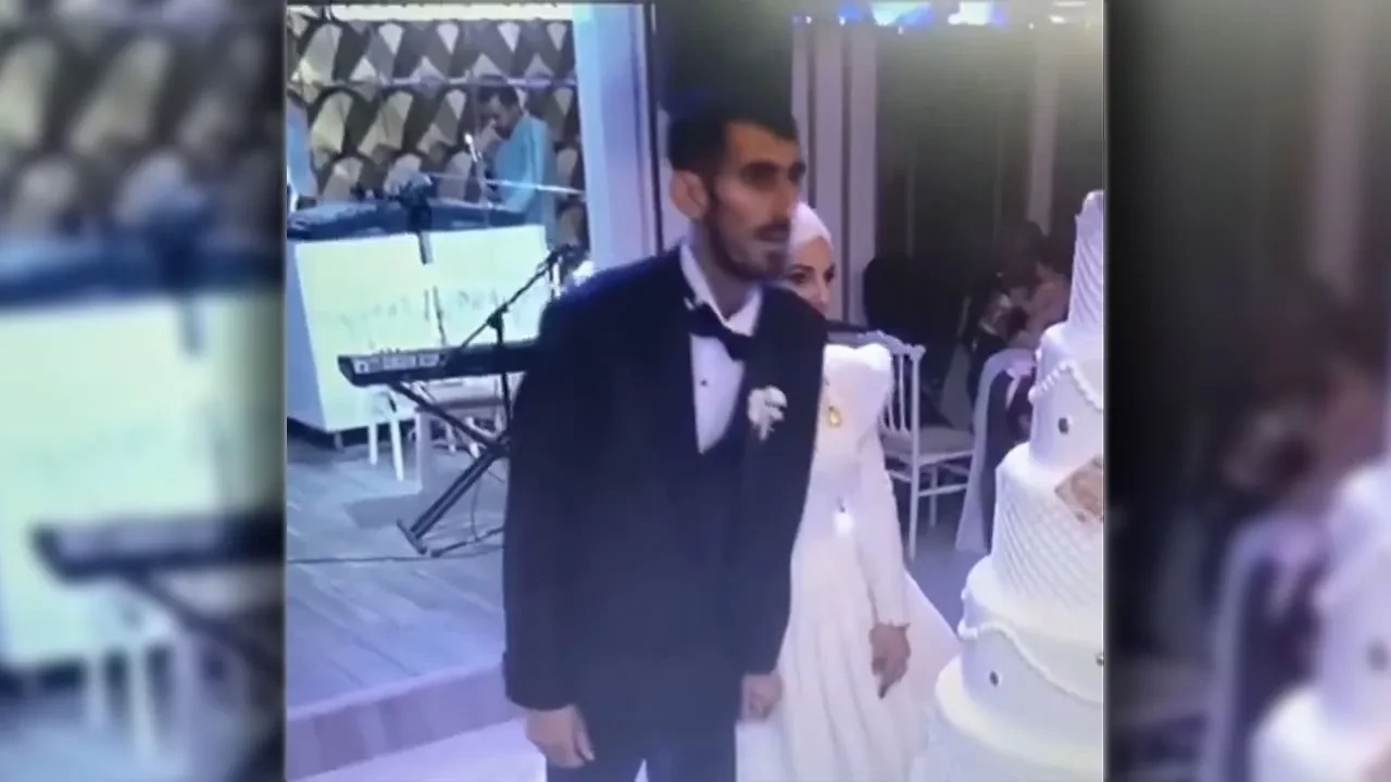 İki gün uyumadı, kendi düğününde bayıldı! O anlar kamerada