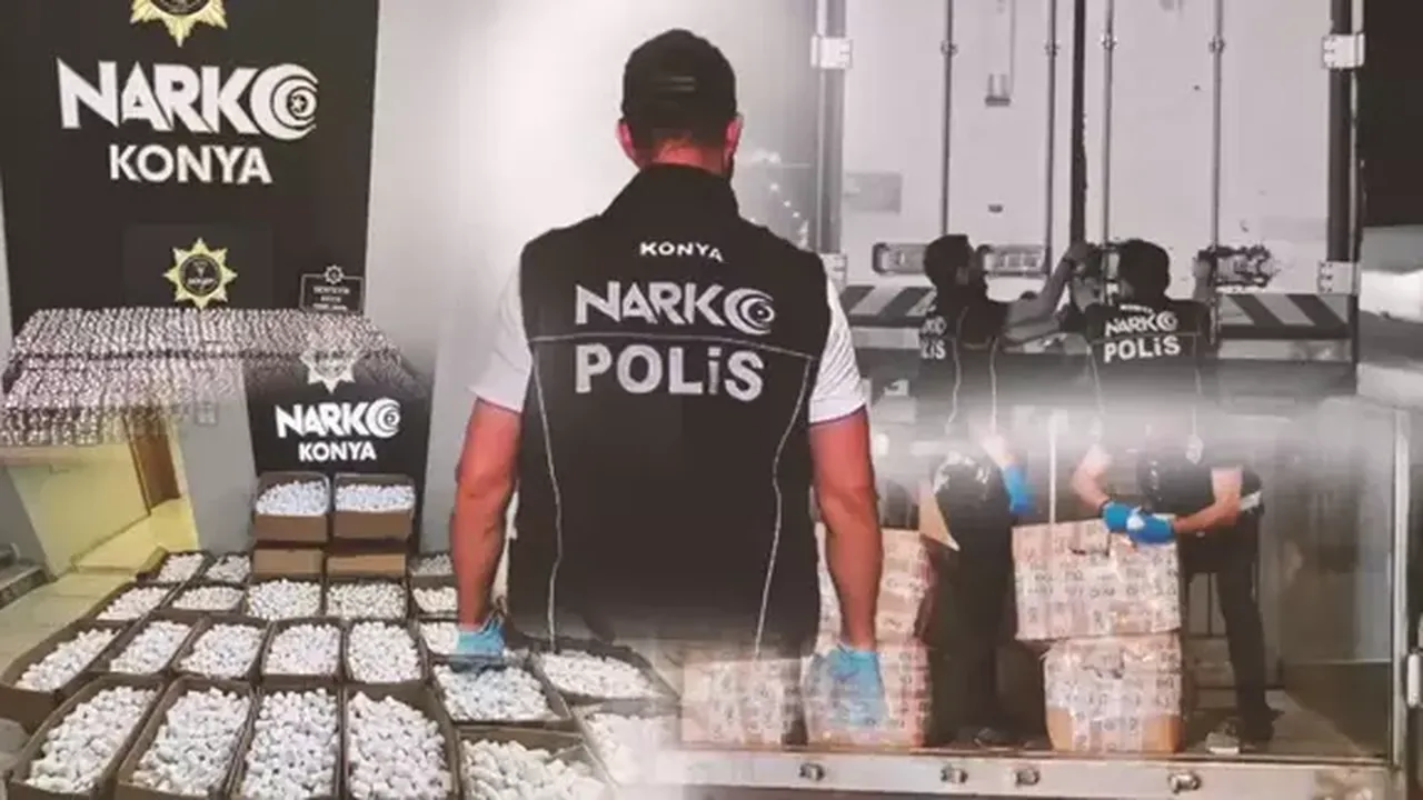 Konya'da zehir tacirlerine ağır darbe! Kilolarca uyuşturucu yakalandı