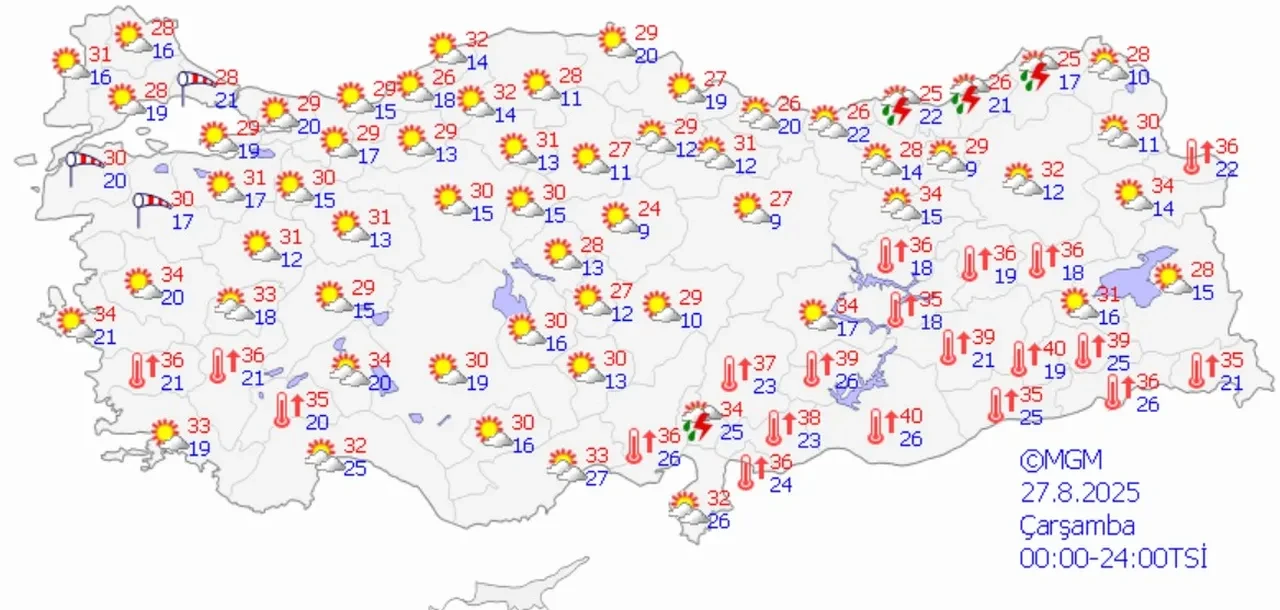 Meteoroloji'den iki bölgeye fırtına uyarısı! Bazı illerde yağış var