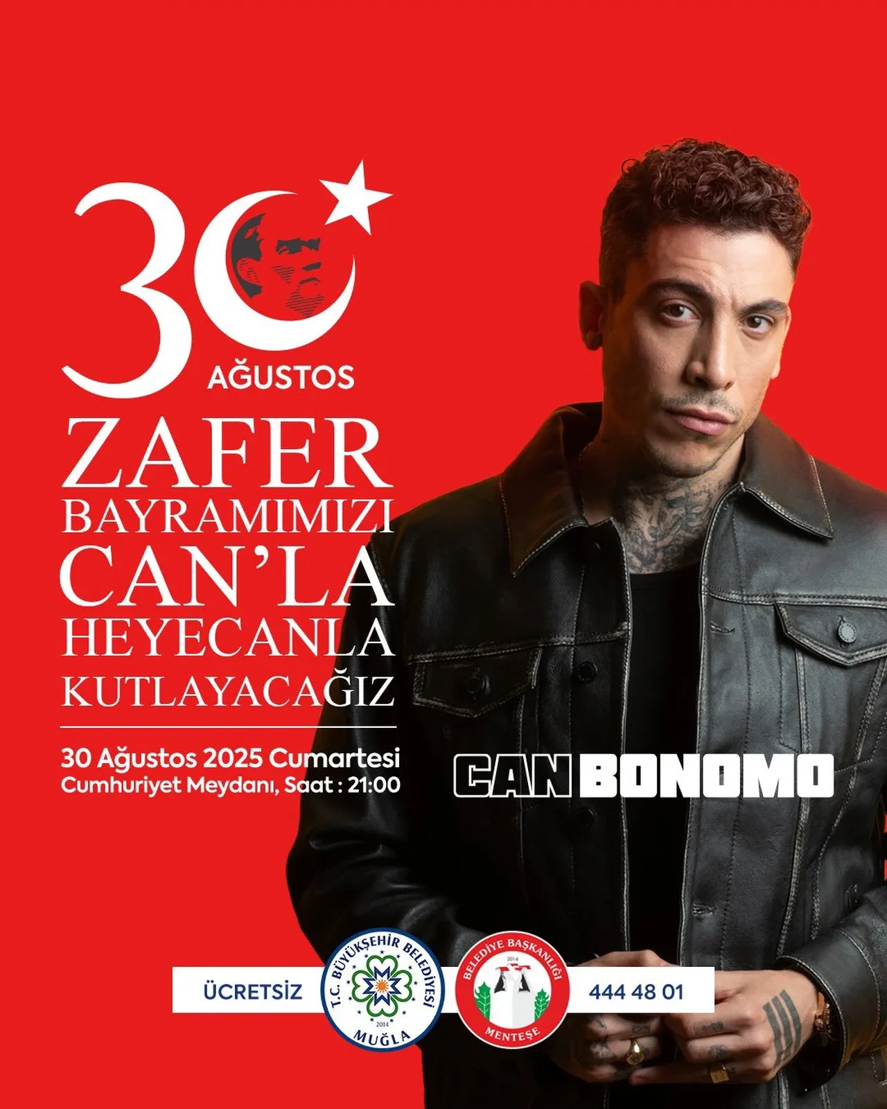 Muğla 30 Ağustos etkinlik programı ve konserleri duyuruldu