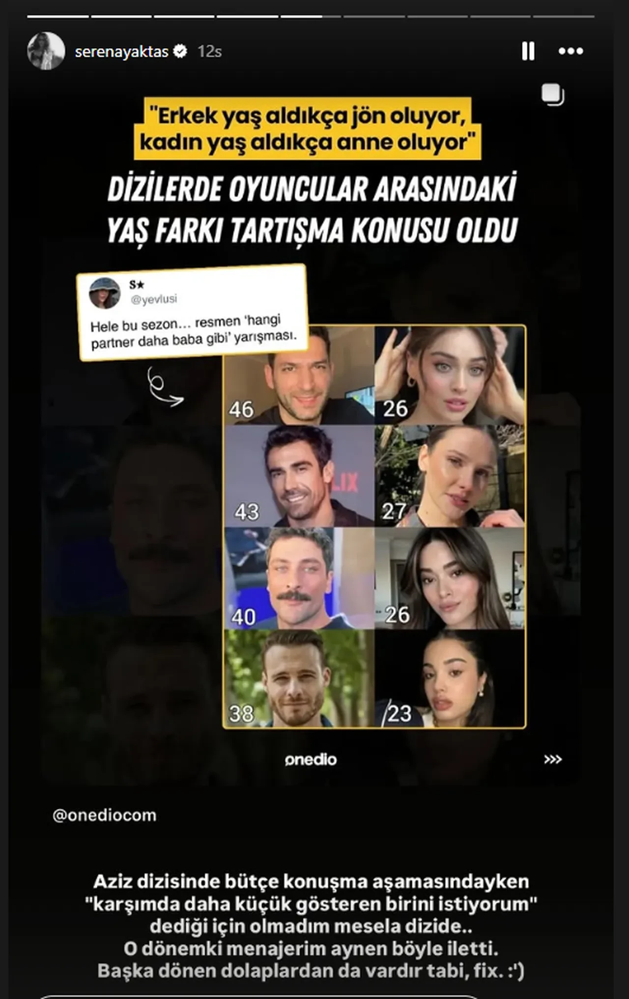 Serenay Aktaş, Murat Yıldırım'ı ifşaladı! "Daha küçük birini istiyorum"