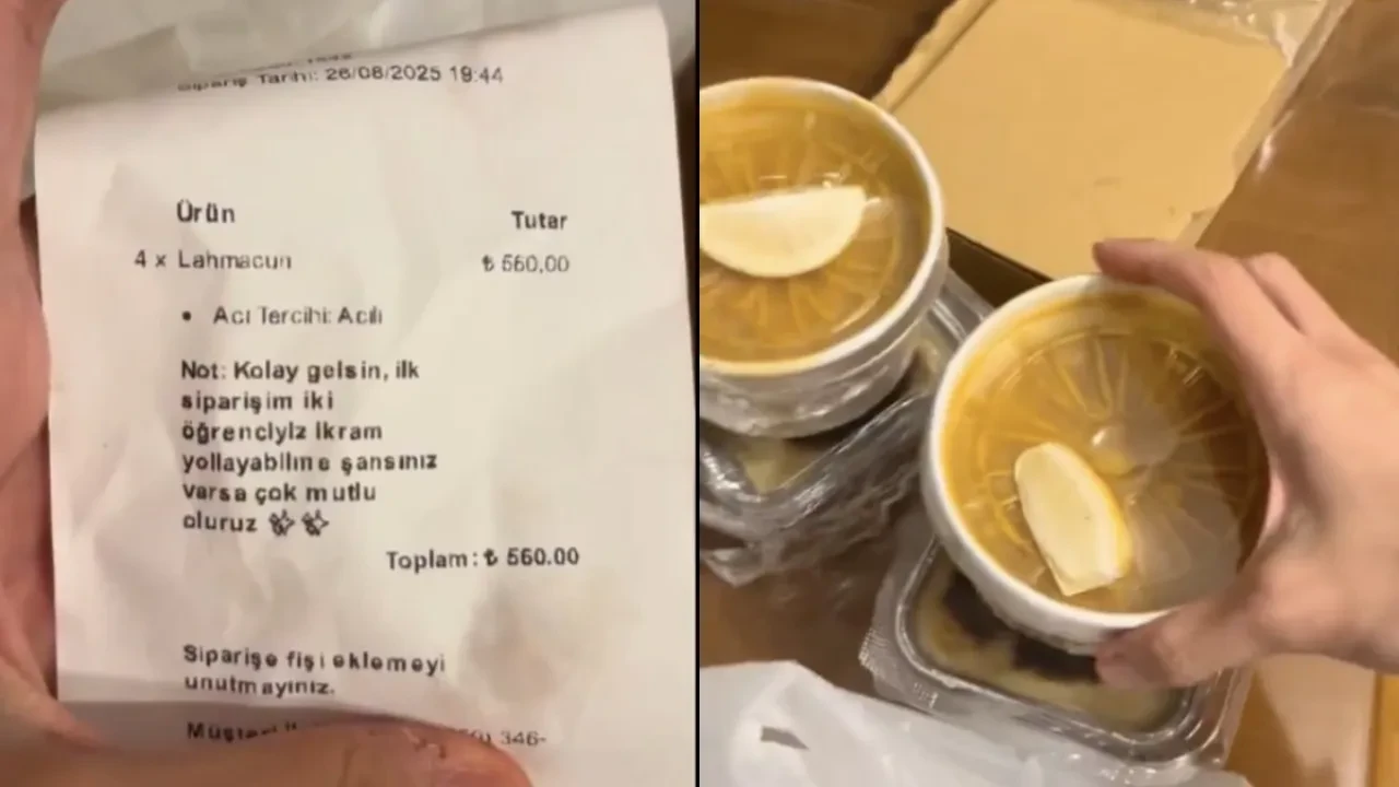 4 lahmacun istedi 'Öğrenciyiz' notuyla hayatının şokunu yaşadı 