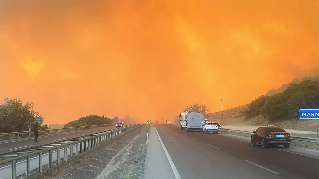 Bursa'da orman yangını! Ekipler ve köylüler seferber oldu