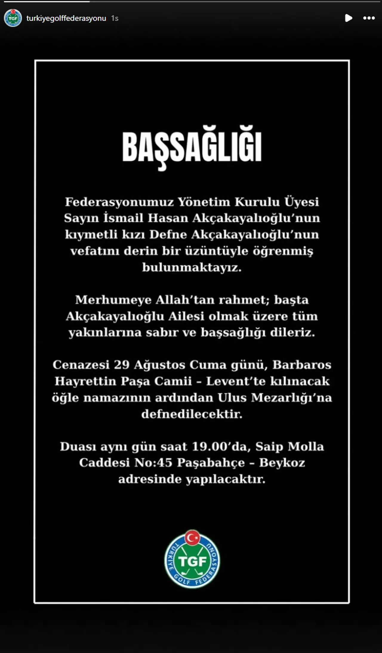 Defne Akçakayalıoğlu neden öldü? Cenaze töreninin detayları duyuruldu