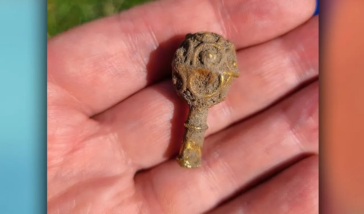 İlk kez katıldığı kazıda altın buldu üstelik seçkinler için yüksek statüde