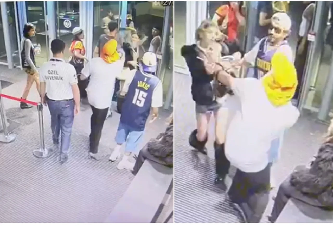 Aisu ile Lil Zey birbirine girdi! Bardaklar havada uçuştu 