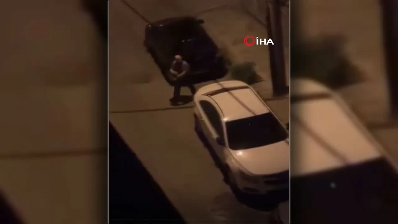 Alkollü adam mahalleyi birbirine kattı! O anlar kamerada