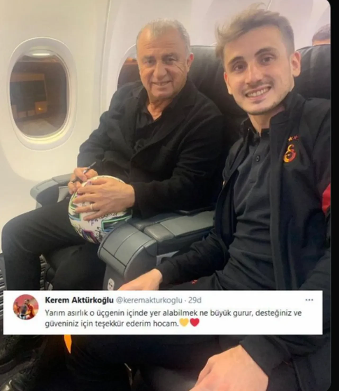 Fatih Terim ile fotoğrafını kaldıran Kerem Aktürkoğlu'na Merve Terim'den cevap