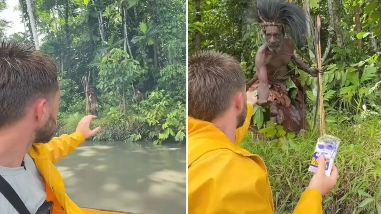 İzlenme uğruna 'yaşam ve ölüm arasında' kaldı! İzole kabileye yaptıkları dünyayı ayağa kaldırdı