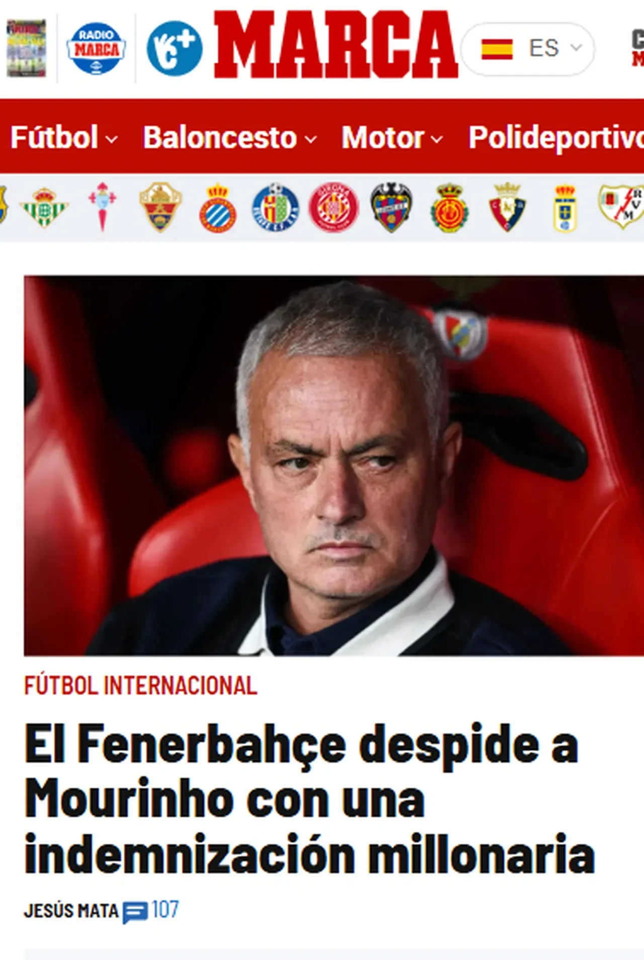 Mourinho'nun ayrılığı Avrupa basınında! İngiltere'den flaş iddia: ManU'ya mı gidiyor?