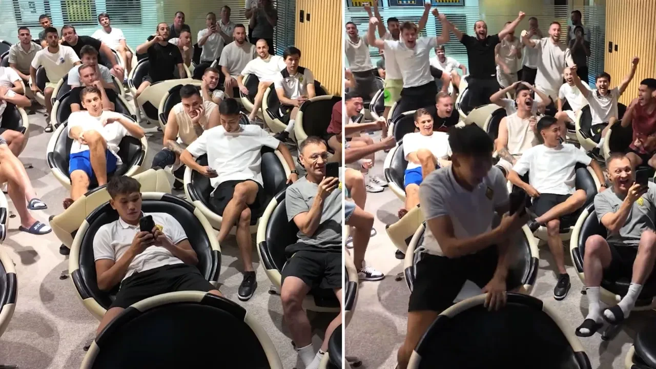Tarihinde ilki başaran Kairat Almaty'nin Real Madrid heyecanı! Eşleştikleri anı böyle paylaştılar
