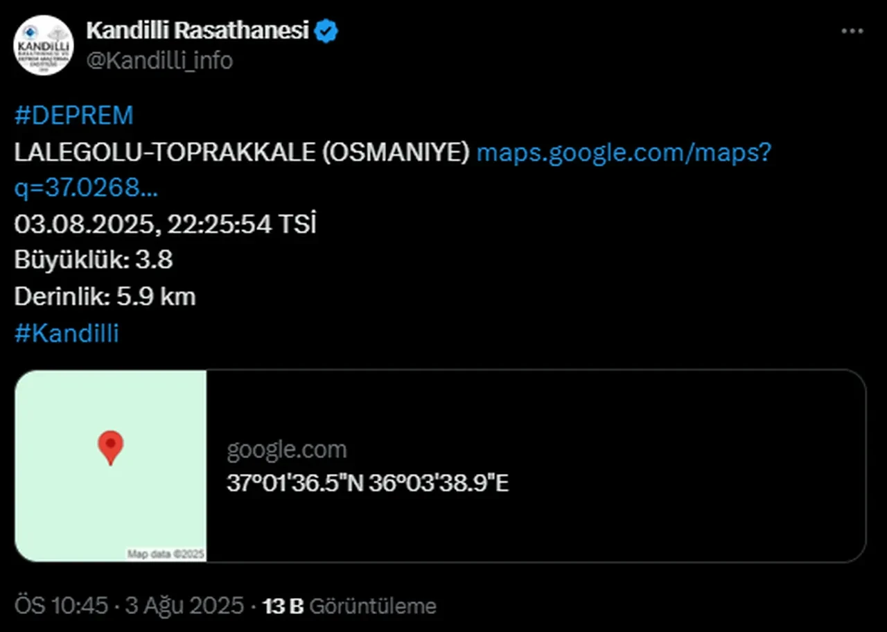 Hatay'da peş peşe korkutan depremler