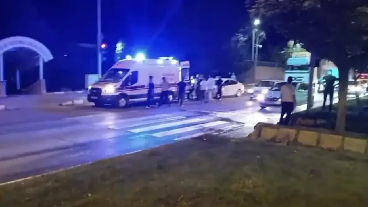 Muş’ta bir sürücü yayaya çarpmamak için kaza yaptı