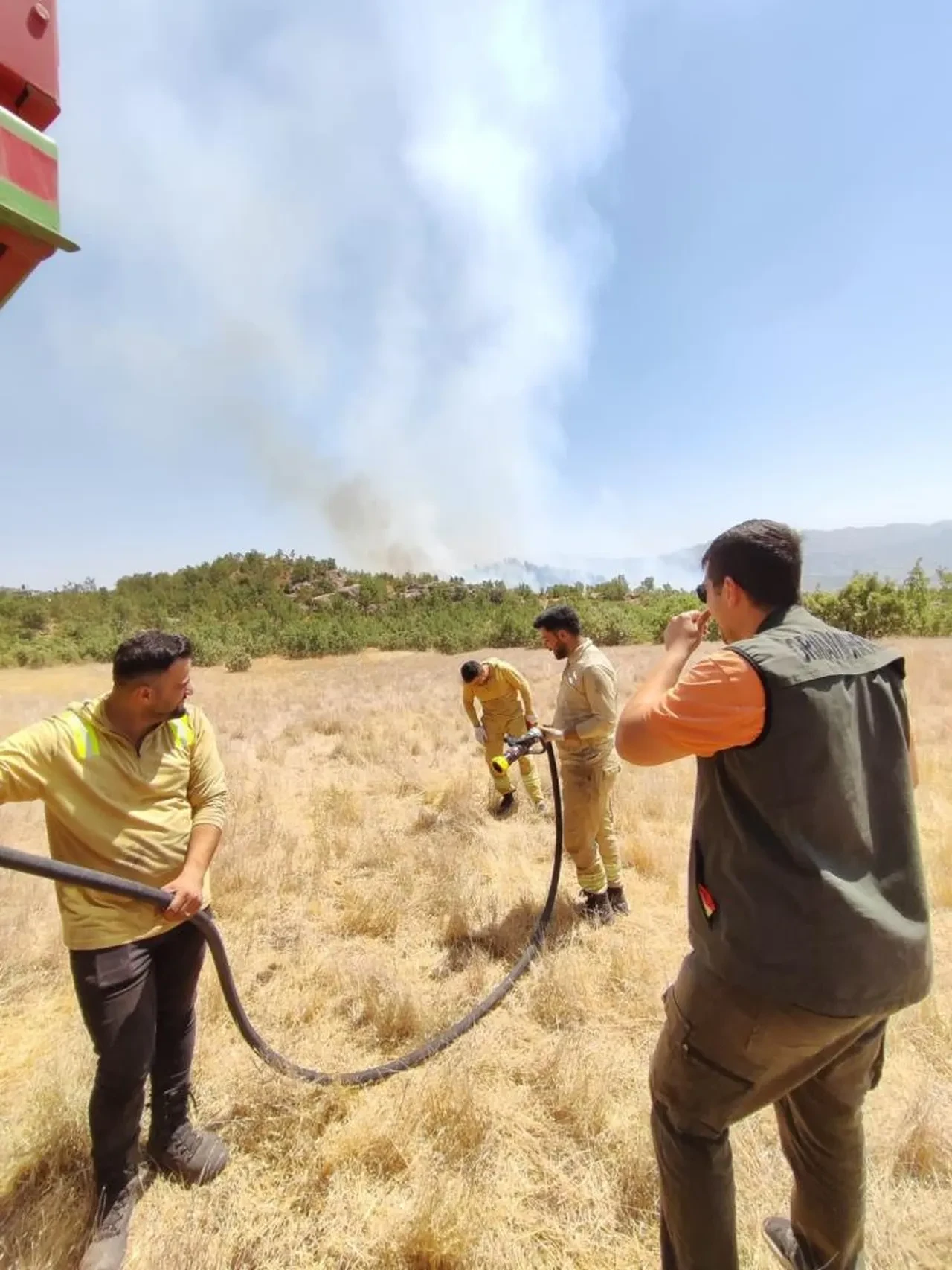 Şırnak'ta yangın! Havadan ve karadan müdahale sürüyor