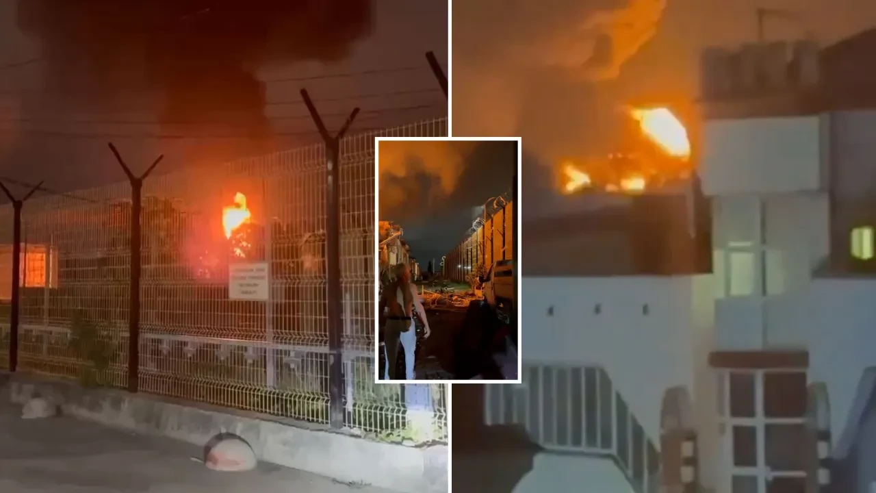 Ukrayna'dan Rusya'ya hava saldırısı! Petrol deposu havaya uçtu