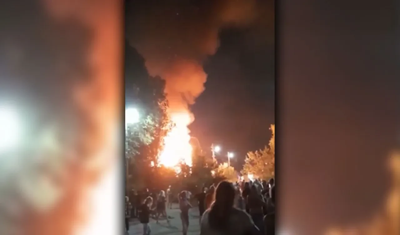 Ukrayna'dan Rusya'ya hava saldırısı! Petrol deposu havaya uçtu