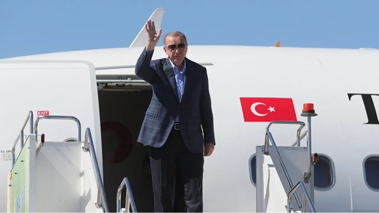 Cumhurbaşkanı Erdoğan ŞİÖ Zirvesi için Çin'e gitti