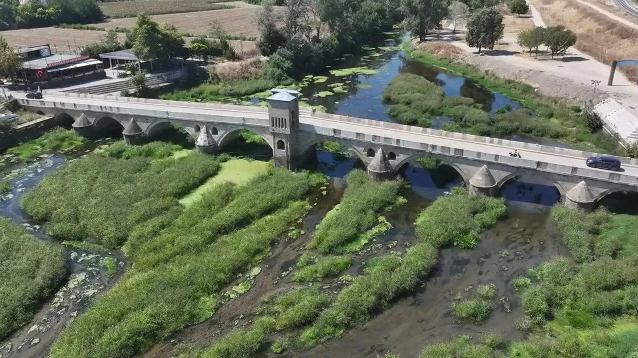 Edirne'yi alarma geçirecek durum! Tunca Nehri'nde korkutan görüntüler: İlk kez görüyorum