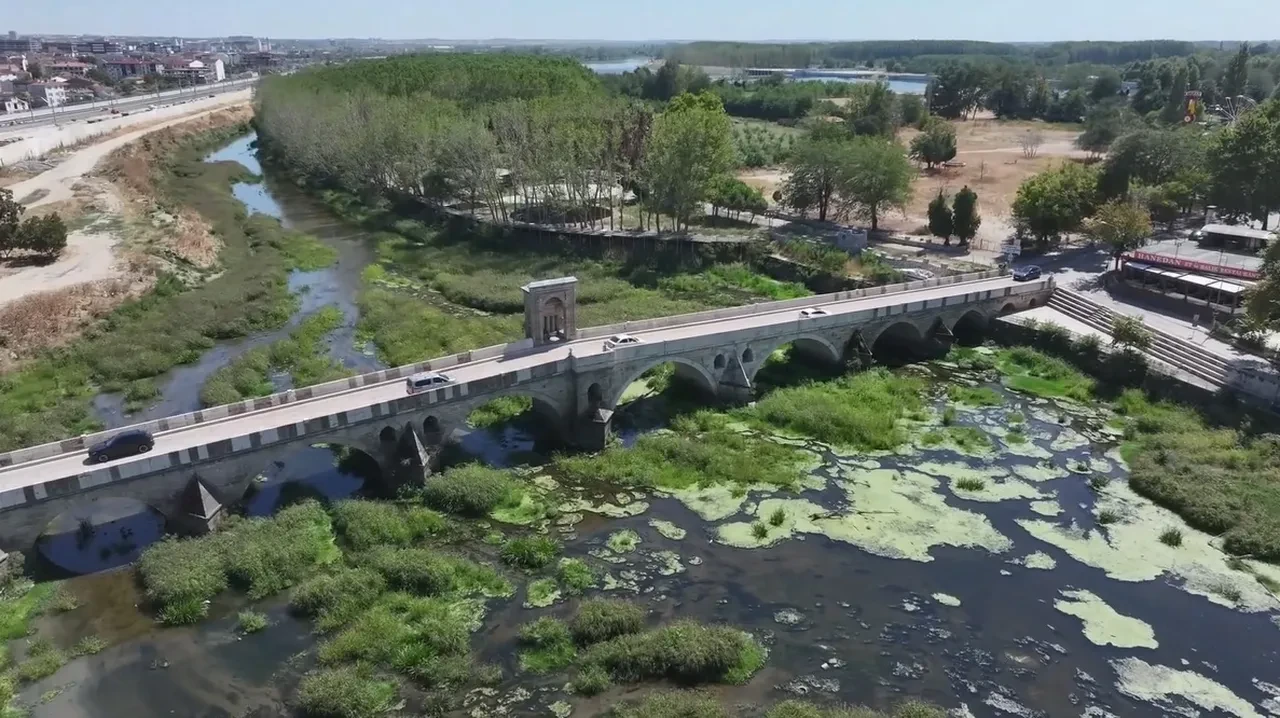 Edirne'yi alarma geçirecek durum! Tunca Nehri'nde korkutan görüntüler: İlk kez görüyorum
