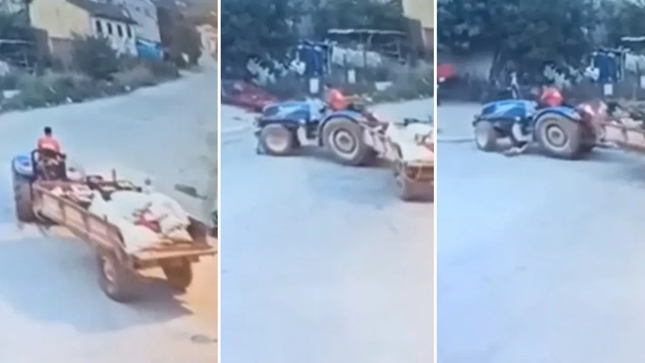 Babasının kullandığı traktöre doğru yürüdü! Sonrası felaket: 2 yaşında ölüm-kalım savaşı veriyor