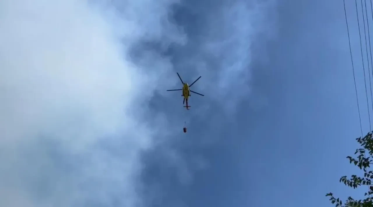 Bartın'da korkutan yangın! Küre Dağları Milli Parkı'ndan alevler yükseldi