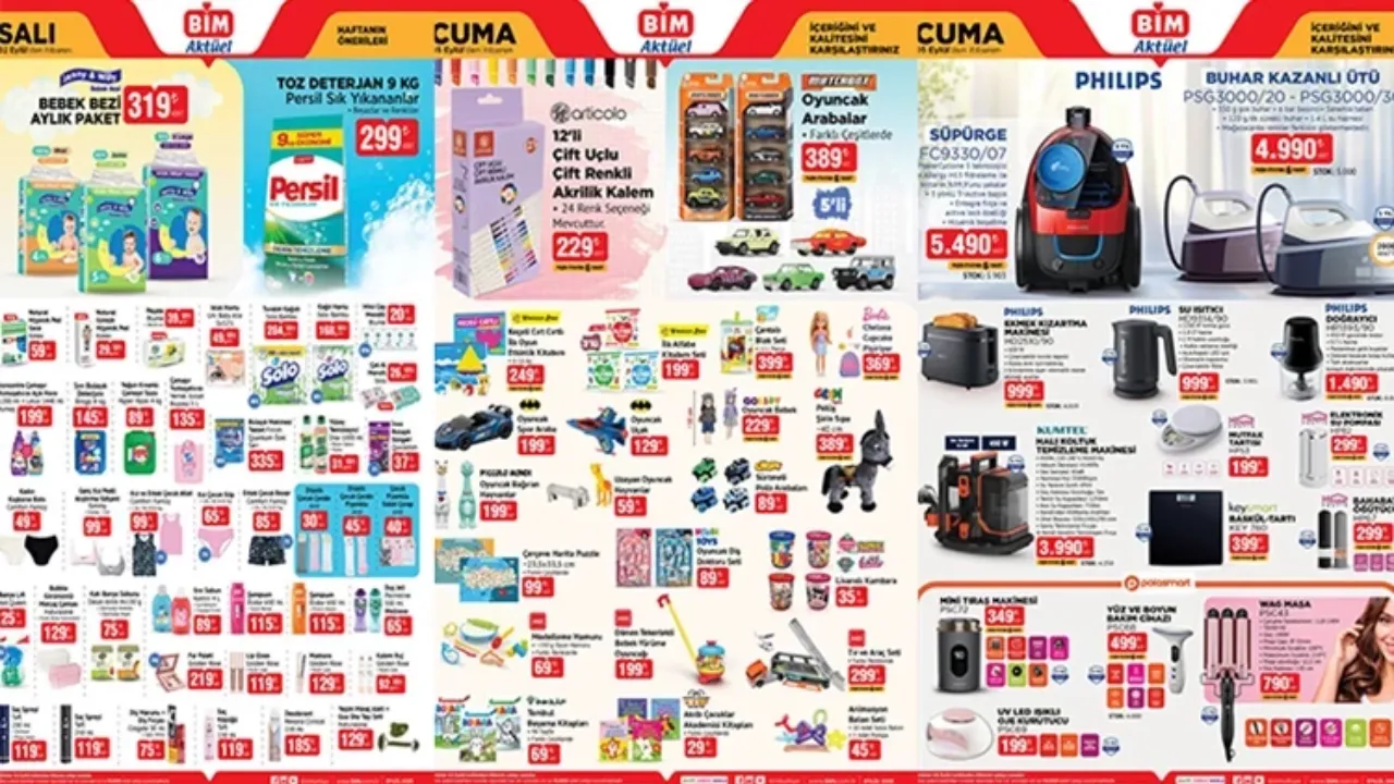 Bu hafta BİM’e neler gelecek? BİM aktüel kataloğu belli oldu