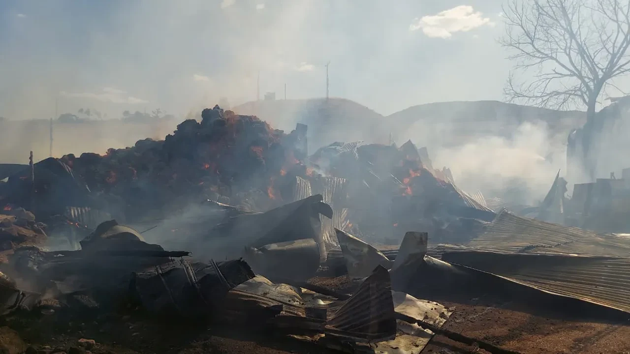 Erzurum Yakutiye'de korkutan yangın