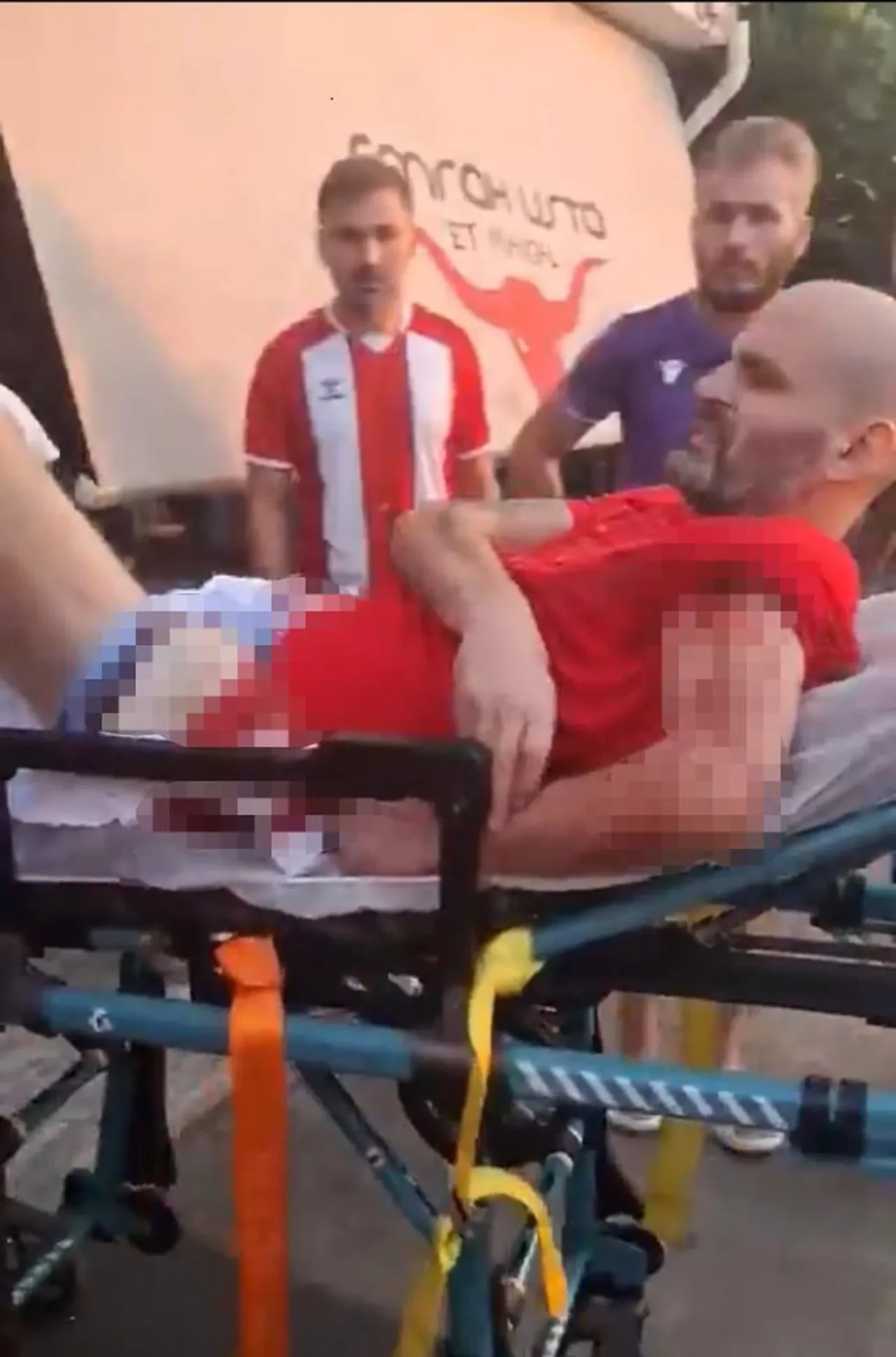 Samsunspor taraftarlarının mola verdiği restoranda silahlı kavga: 1'i ağır 4 yaralı