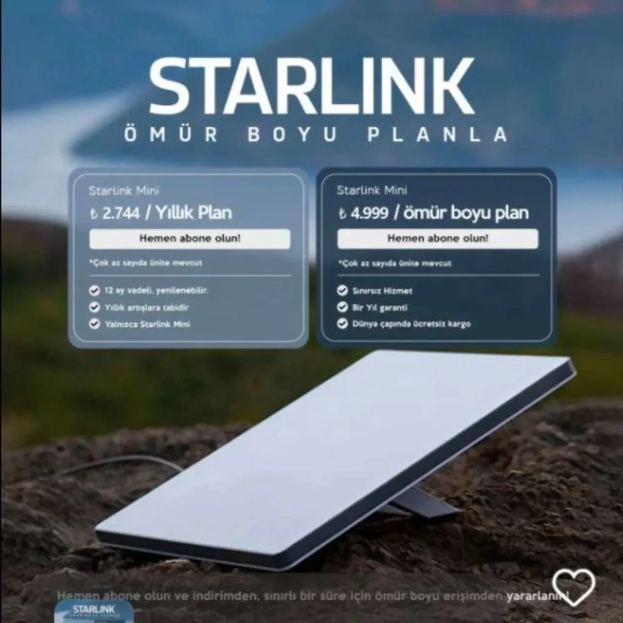 Starlink Türkiye'ye gelmeden dolandırıcılar sahaya indi: Sahte aboneliklere dikkat