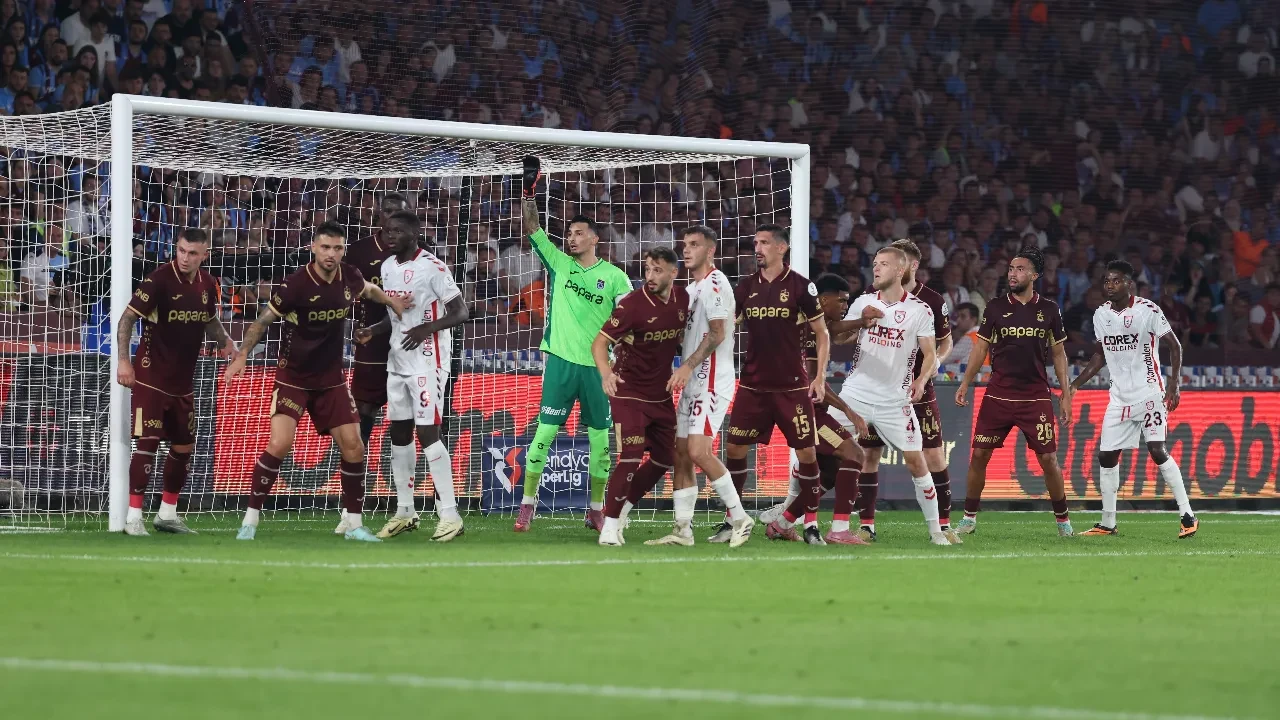 Trabzonspor Samsunspor maç sonucu kaç kaç? Seriye Samsunspor darbesi