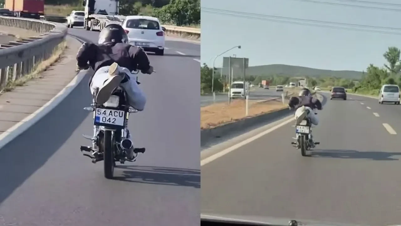 Karayolunda tehlikeli yolculuk kamerada! Vatandaş isyan etti